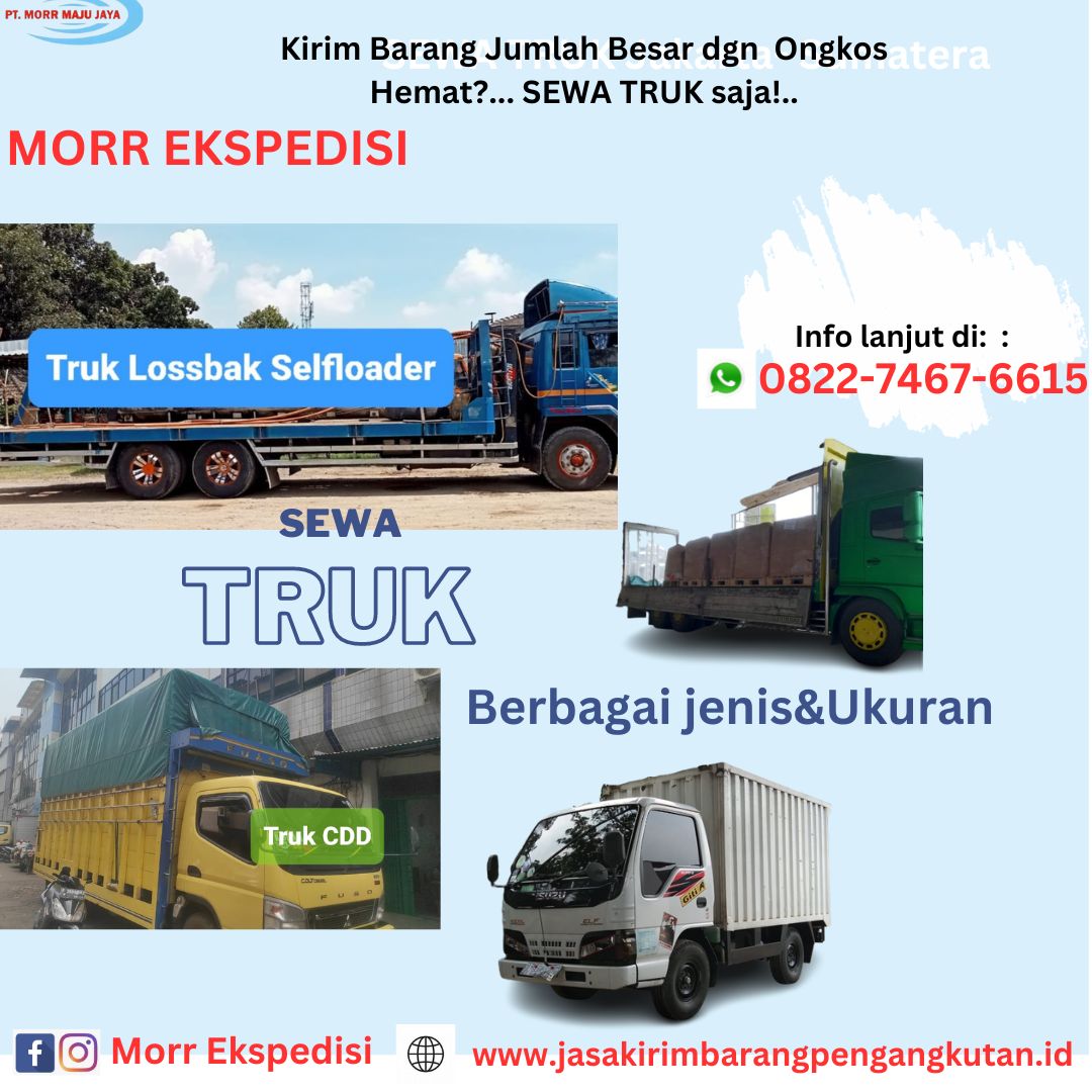 Jenis-jenis truk barang ekspedisi
