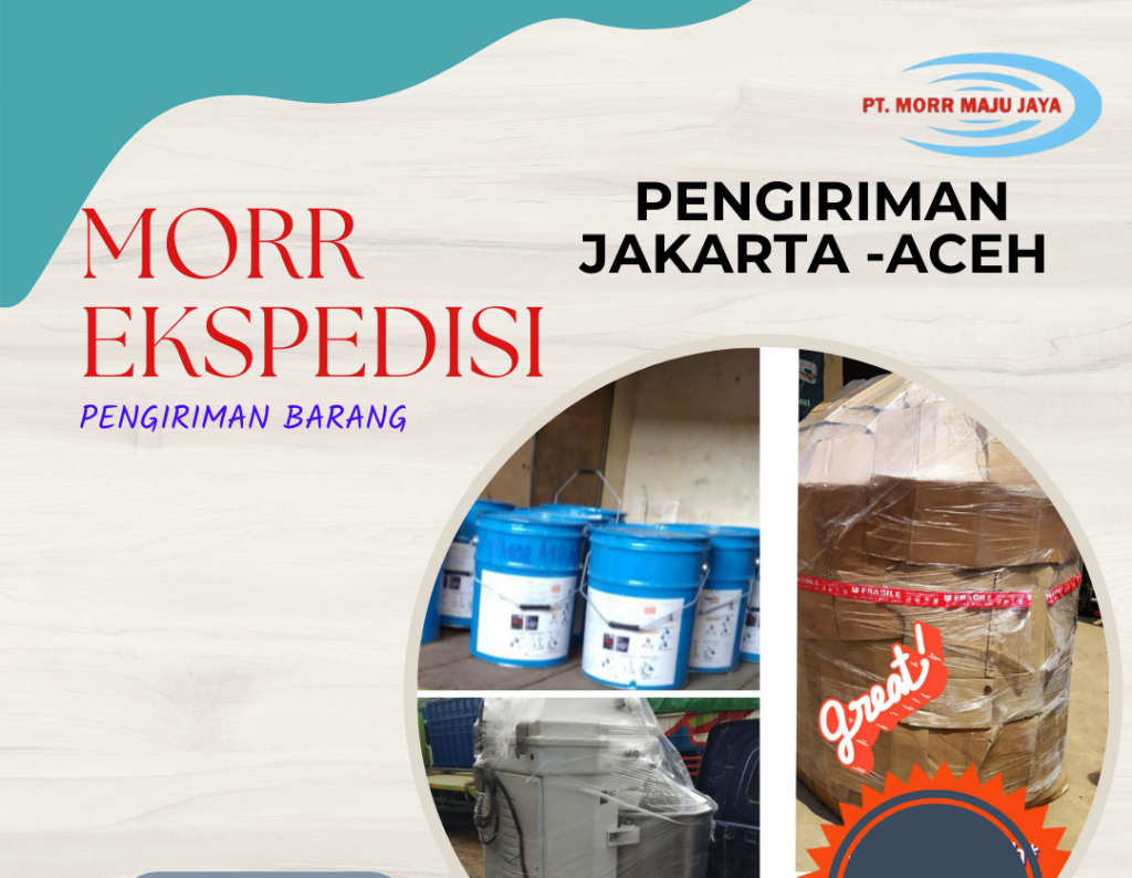 Pengirimsn barang gabungan dari Jakarta ke Aceh