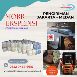 Pengiriman barang gabungan dari Jakarta ke Medan