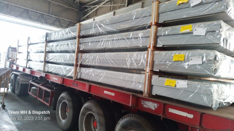 Sewa Trailer 40 Ft muatan spandek 12 MCibitung-Medan